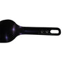 Bottom of short titanium spork anodized purple