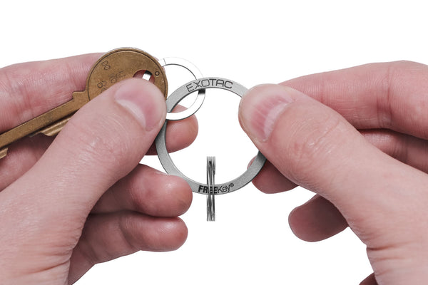 Exotac Freekey Slim System Easy To Use Key Ring And Three Mini Key Rings :  Target