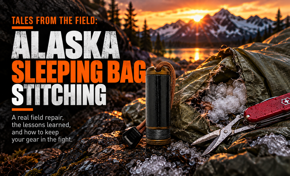 Tales from the Field: Alaska Sleeping Bag Stitching by Kevin Esetla