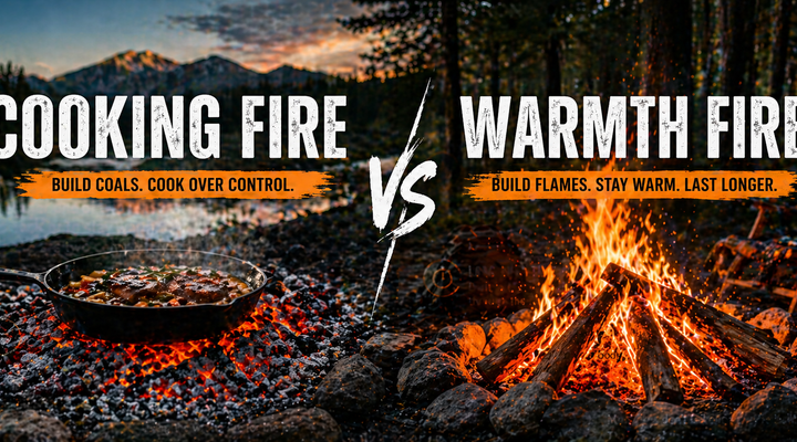 Cooking Fire vs Warmth Fire