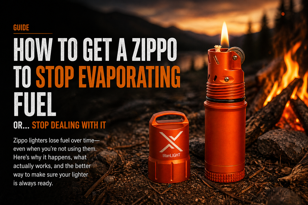 How to Get a Zippo to Stop Evaporating Fuel