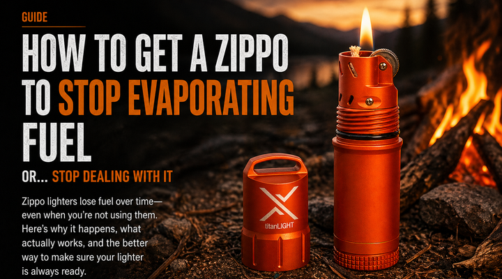 How to Get a Zippo to Stop Evaporating Fuel