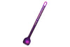 Long titanium spork anodized purple