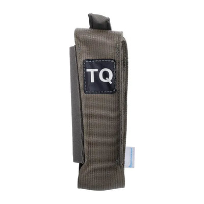 Front image of ranger green tourniquet pouch on a white backdrop