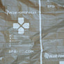 Open hypothermia blanket showing the MARCH diagram and the manufacturer name of Blue Force Gear.