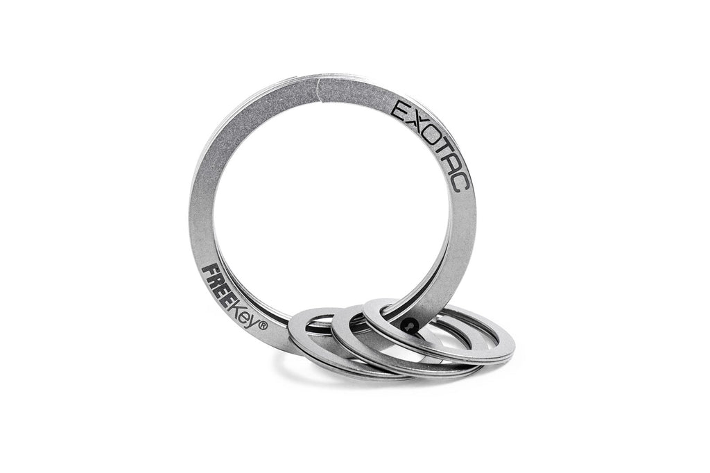 FEGVE Titanium Key Rings Split Rings Non Magnetic Small Keyrings